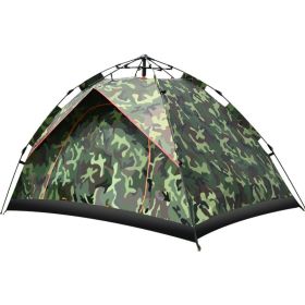 Camping Outdoor Travel Double-decker Automatic Tent (Option: Camo-3to4people)