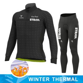 Jacket Fleece Thermal Sweater Rossi Cycling Wear (Option: D-S)