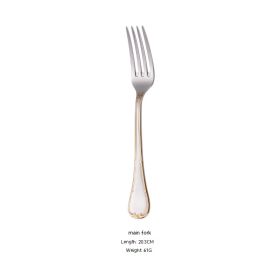 Knife Fork And Spoon Hotel Restaurant Western Tableware Household Light Luxury Tableware Set (Option: Dinner Fork)
