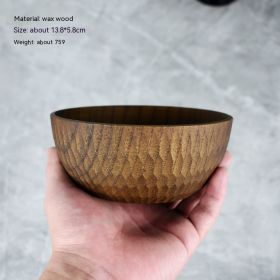 Handmade Sliced Cheese Bowl Round (Option: Cured Wood Bowl1)