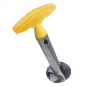 Pineapple Slicer Peeler Cutter Parer Knife Stainless Steel Kitchen Fruit Tools Cooking Tools kitchen accessories kitchen gadgets (Color: Yellow)