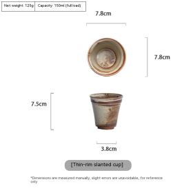 Dahao Heshan Series Dishes And Dishes For Home Use (Option: Oblique Cup)