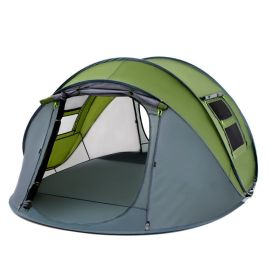 Outdoor Supplies 2-3 People Single-layer Rain Proof Fast Open Tent Camping (Option: Single pine green)