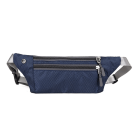 Waterproof Fanny Pack for Running and Travel (Color: Navy)