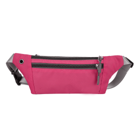 Waterproof Fanny Pack for Running and Travel (Color: pink)
